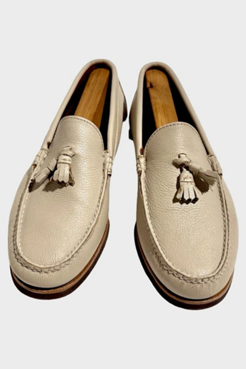 Vintage 1980’s Deadstock Maus & Hoffman Nappa Leather Tassle Loafers