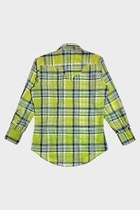 Vintage 1970’s Rockmount Ranch Wear Plaid Western Pearl Snap Shirt