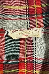 Vintage 1960’s Western Plaid Flannel Pearl Snap Shirt