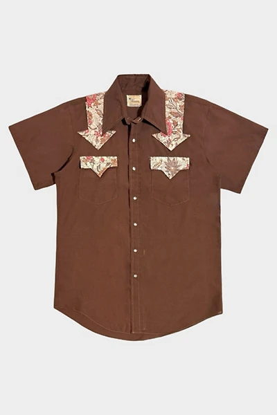 Vintage 1960’s Texson Western Floral Arrow Pearl Snap Shirt