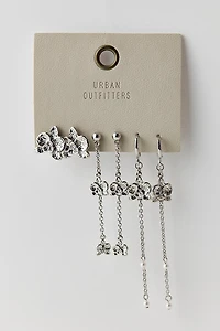 Lotus Dangle Earrings Set