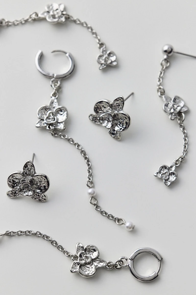 Lotus Dangle Earrings Set