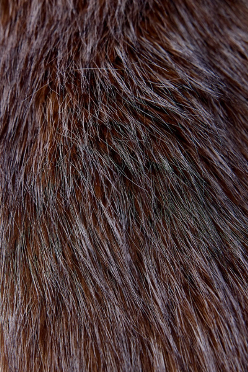 Blue Tip Faux Fur Trapper Hat