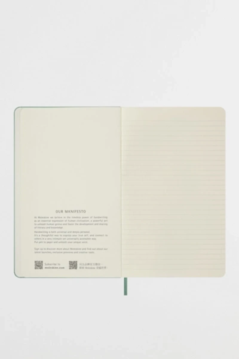 Moleskine Hardcover Ruled Debossed Notebook