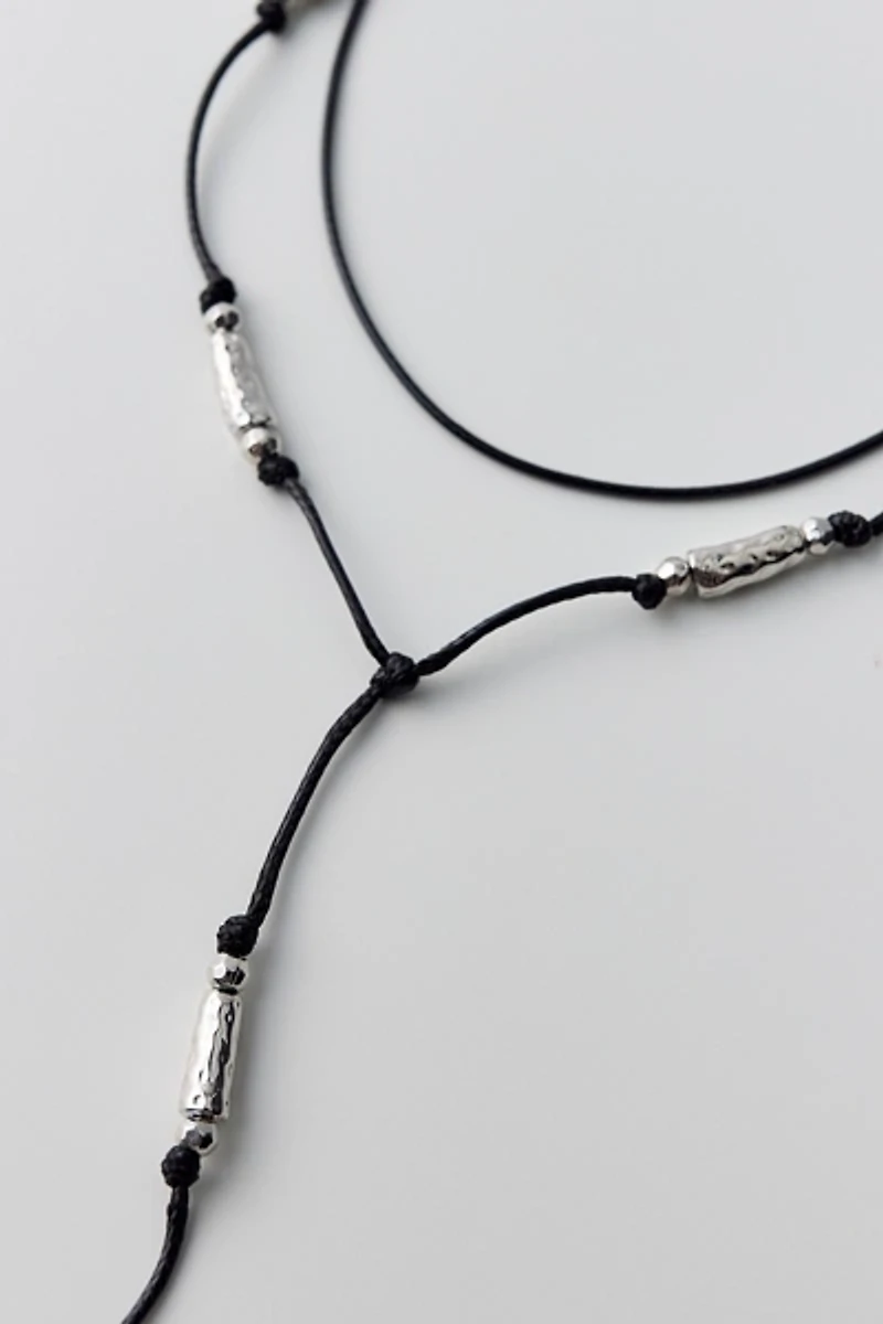 Cara Corded Lariat Necklace