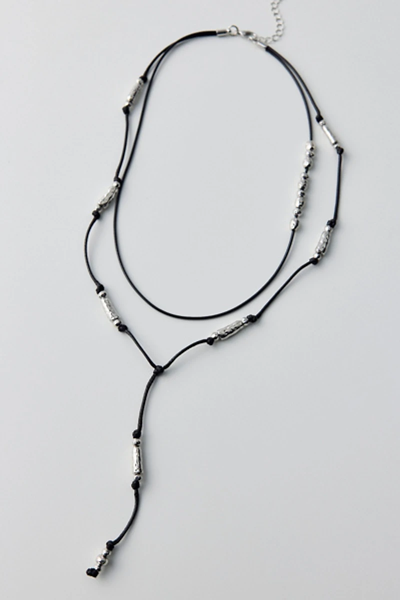 Cara Corded Lariat Necklace