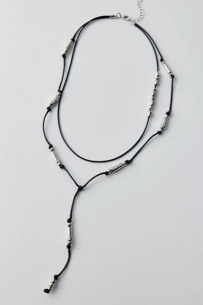 Cara Corded Lariat Necklace