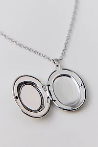 Black Cat Locket Necklace