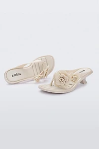 Melissa Flower Thong Kitten Heel