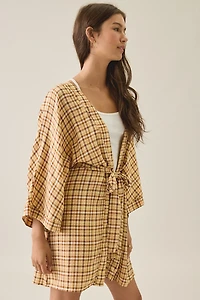 Dippin Daisys Marilyn Vanilla Latte Wrap Robe