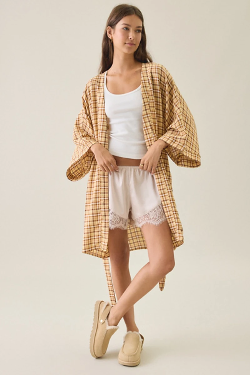 Dippin Daisys Marilyn Vanilla Latte Wrap Robe