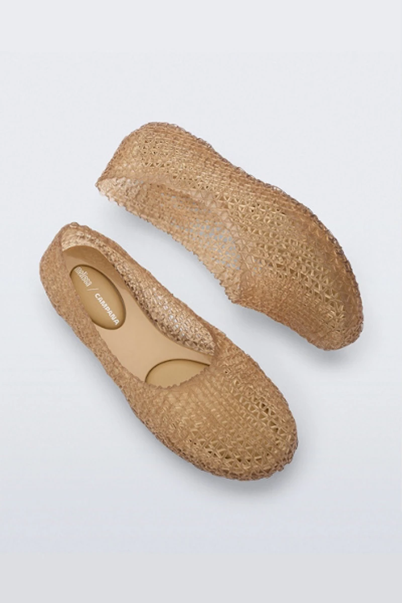Melissa Campana Papel Hug Jelly Ballerina Flat