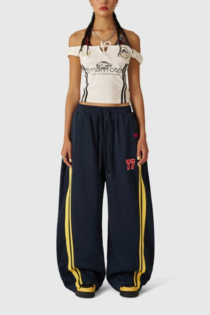 Aelfric Eden Stripe Baggy Barrel Sweatpants