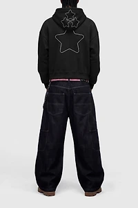 Aelfric Eden Boxy Rhinestone Star Pullover Hoodie