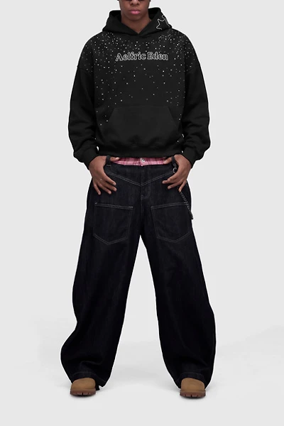 Aelfric Eden Boxy Rhinestone Star Pullover Hoodie
