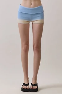 Personal Code Ramona Ombre Foldover Shorts