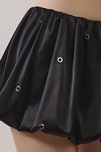 Personal Code Sasha Satin Bubble Skort