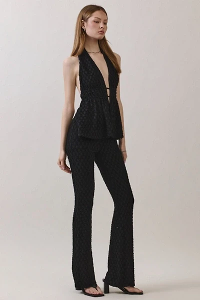Personal Code Gemma Textured Halter Top