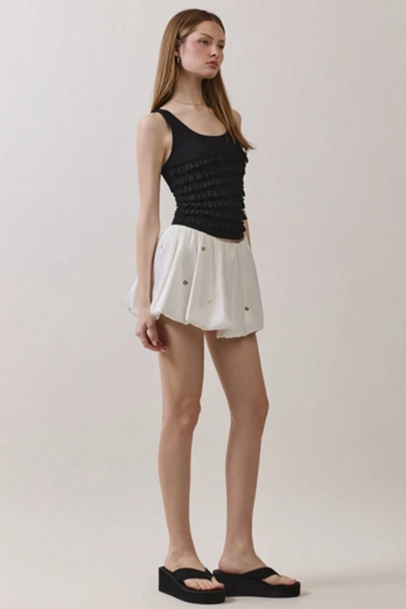 Personal Code Dahlia Ruffle Tank Top