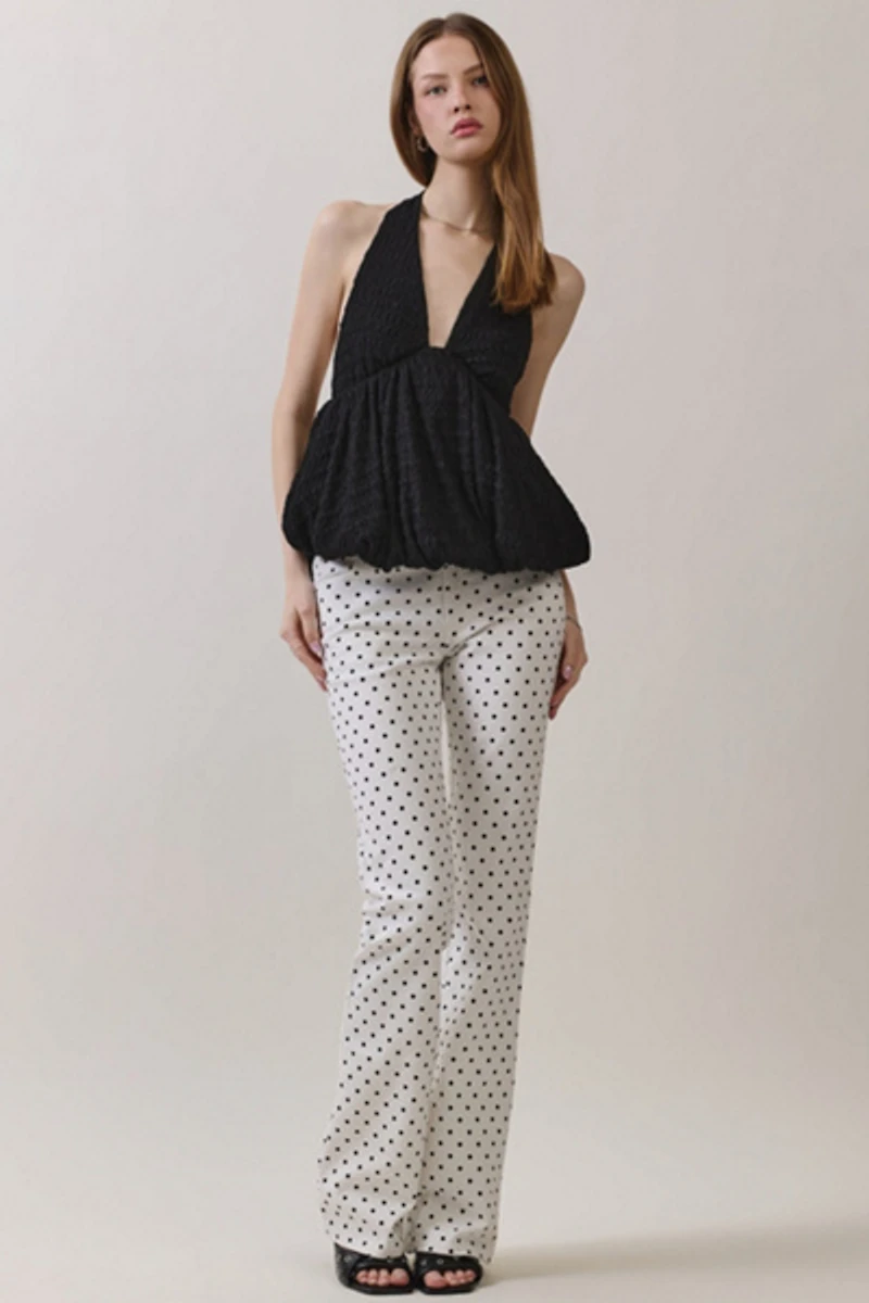 Personal Code Nellie Bubble Halter Top