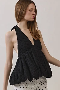 Personal Code Nellie Bubble Halter Top