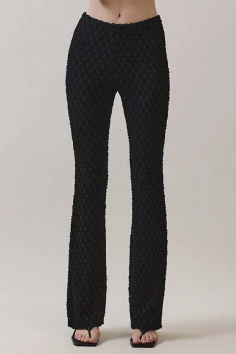 Personal Code Gemma Textured Flare Pants