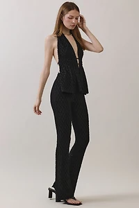 Personal Code Gemma Textured Flare Pants