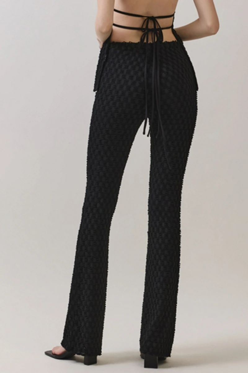Personal Code Gemma Textured Flare Pants
