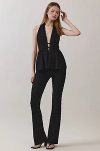 Personal Code Gemma Textured Flare Pants