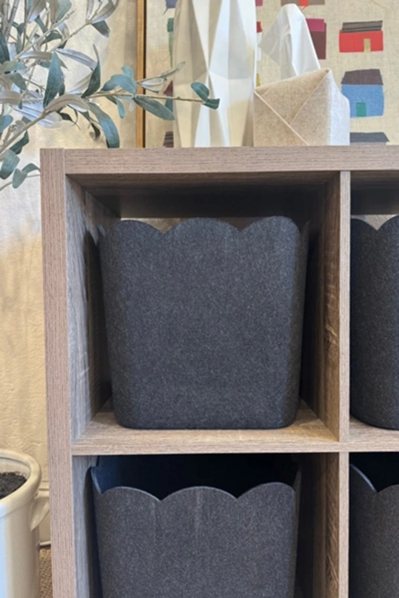 SortJoy Scalloped Bin Set of 3