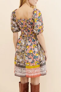 Velvet by Graham & Spencer Taria Puff-Sleeved Mini Dress