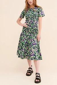 Ghospell Mountain Flowers Midi Dress