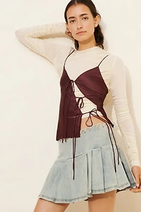 By dyin Davia Micro Skirt