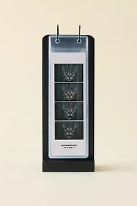 Tabletop Wood Flip Photo Strip Picture Frame