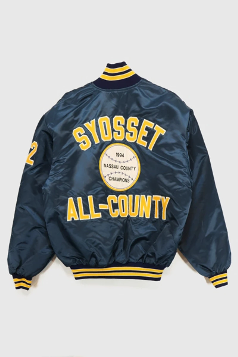 Vintage 1994 Nassau County Champions Snap Button Jacket