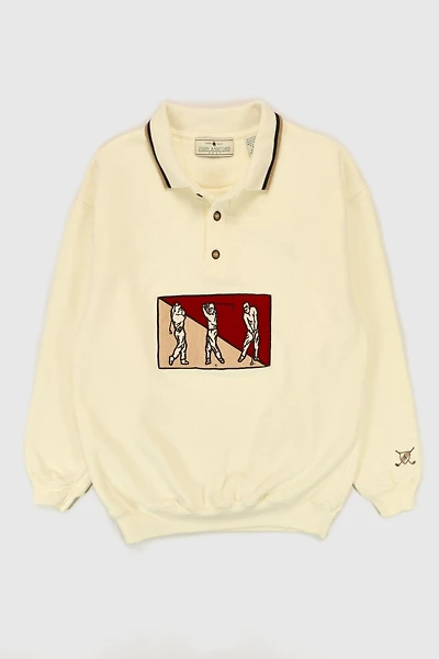 Vintage Golf Polo Sweatshirt