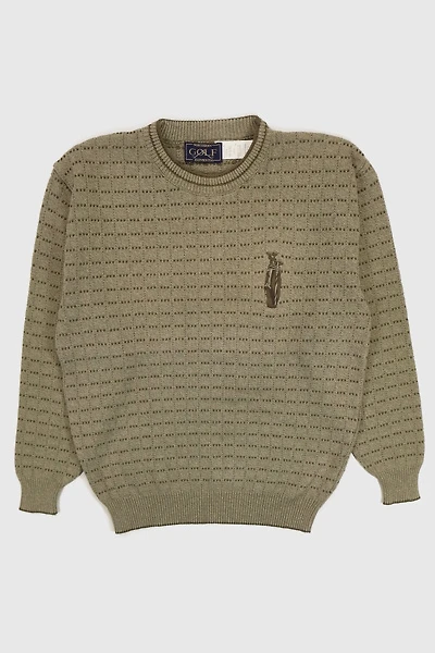 Vintage Golf Bag Sweater