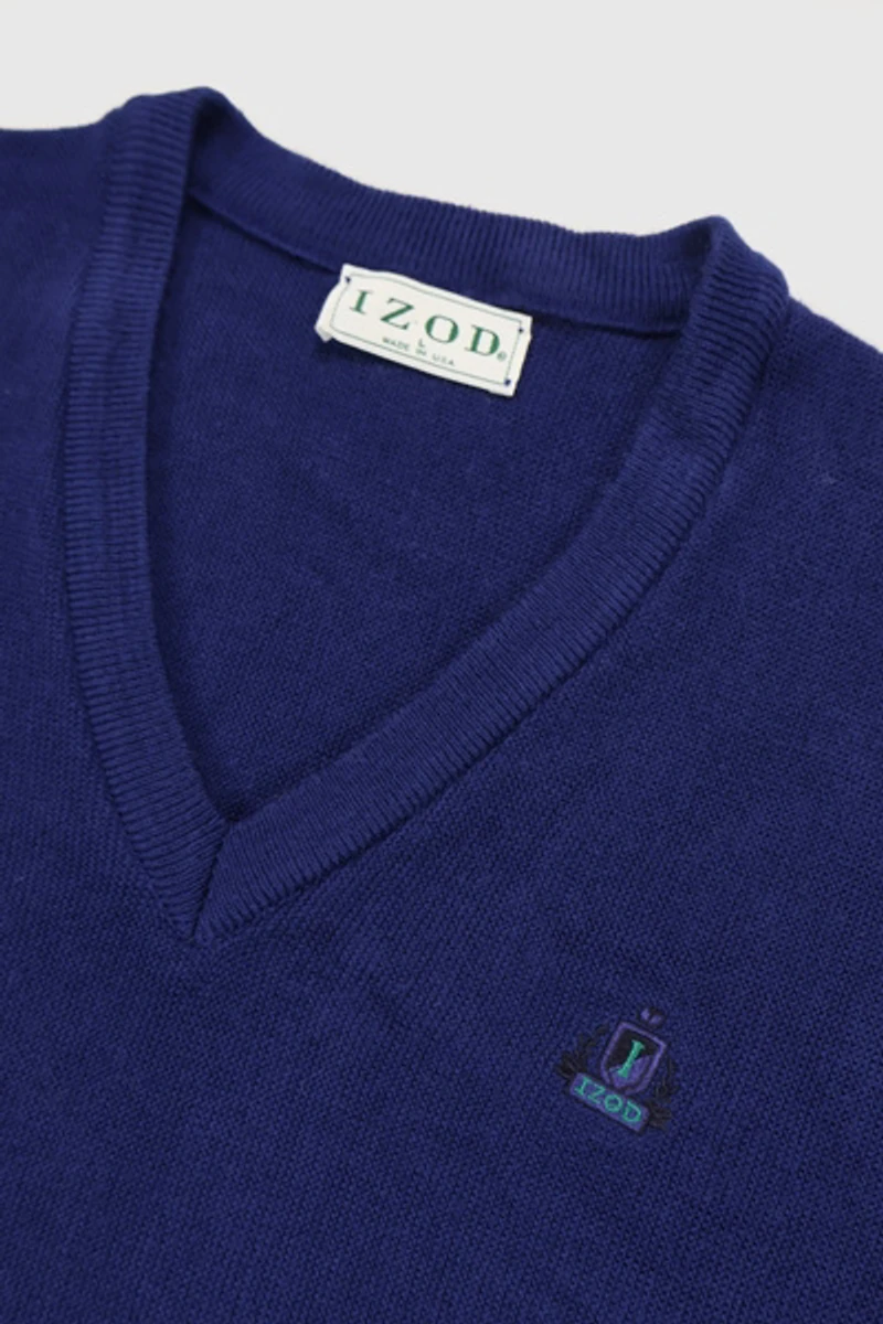 Vintage Izod V-Neck Sweater