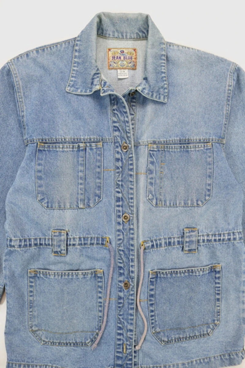Vintage Patch Pocket Jean Jacket