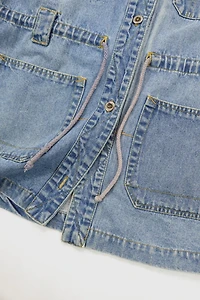 Vintage Patch Pocket Jean Jacket