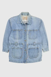 Vintage Patch Pocket Jean Jacket