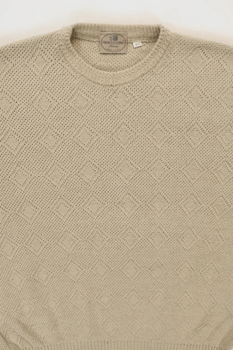 Vintage Geo Pattern Sweater