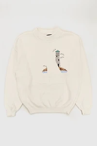 Vintage Sailboat Life House Sweater