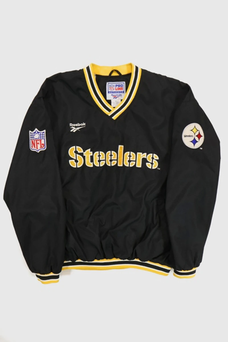 Vintage Pittsburgh Steelers Windbreaker Football Jacket