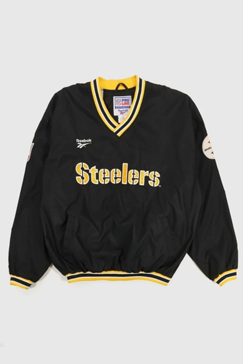 Vintage Pittsburgh Steelers Windbreaker Football Jacket