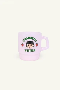 Strawberry Western Chibi Maruko Chan Milky Mug