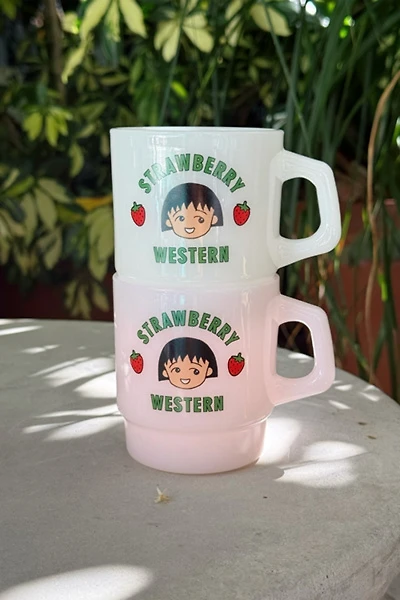 Strawberry Western Chibi Maruko Chan Milky Mug