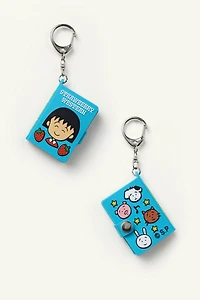 Strawberry Western Chibi Maruko Chan Secret Notebook Keychain