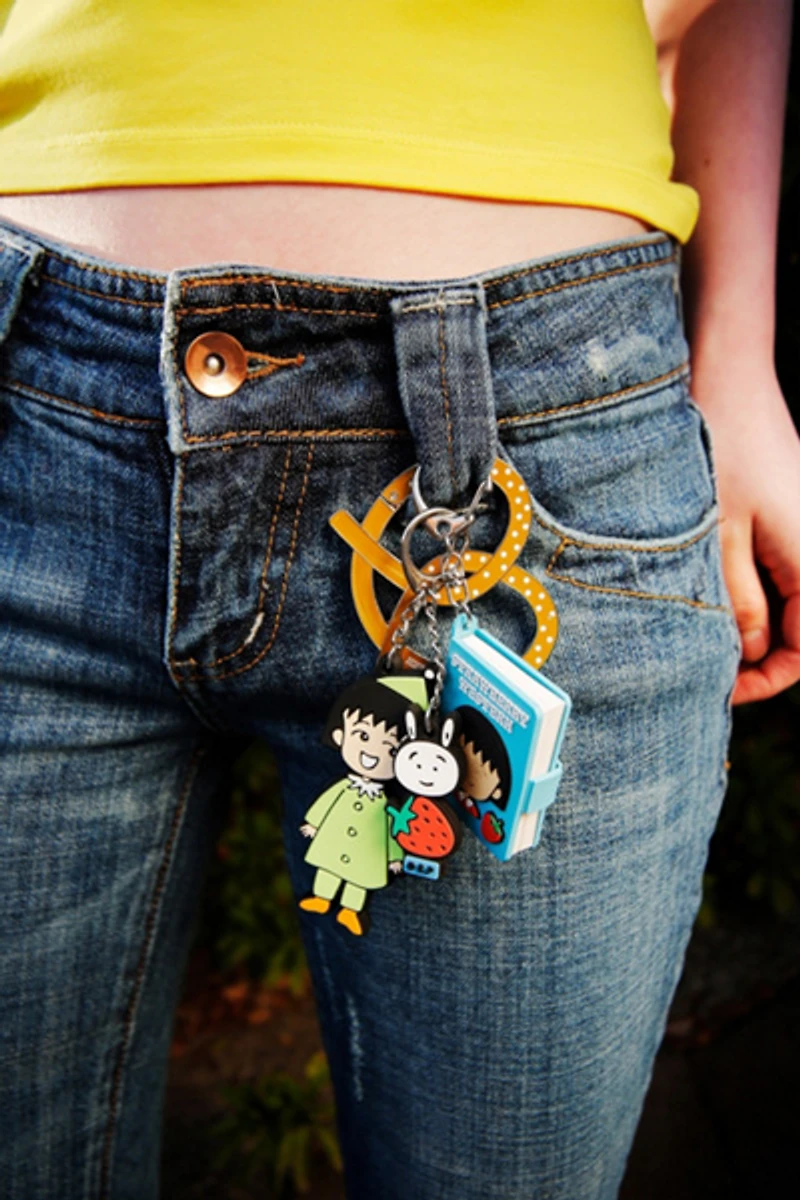 Strawberry Western Chibi Maruko Chan Tomodachi Keychain