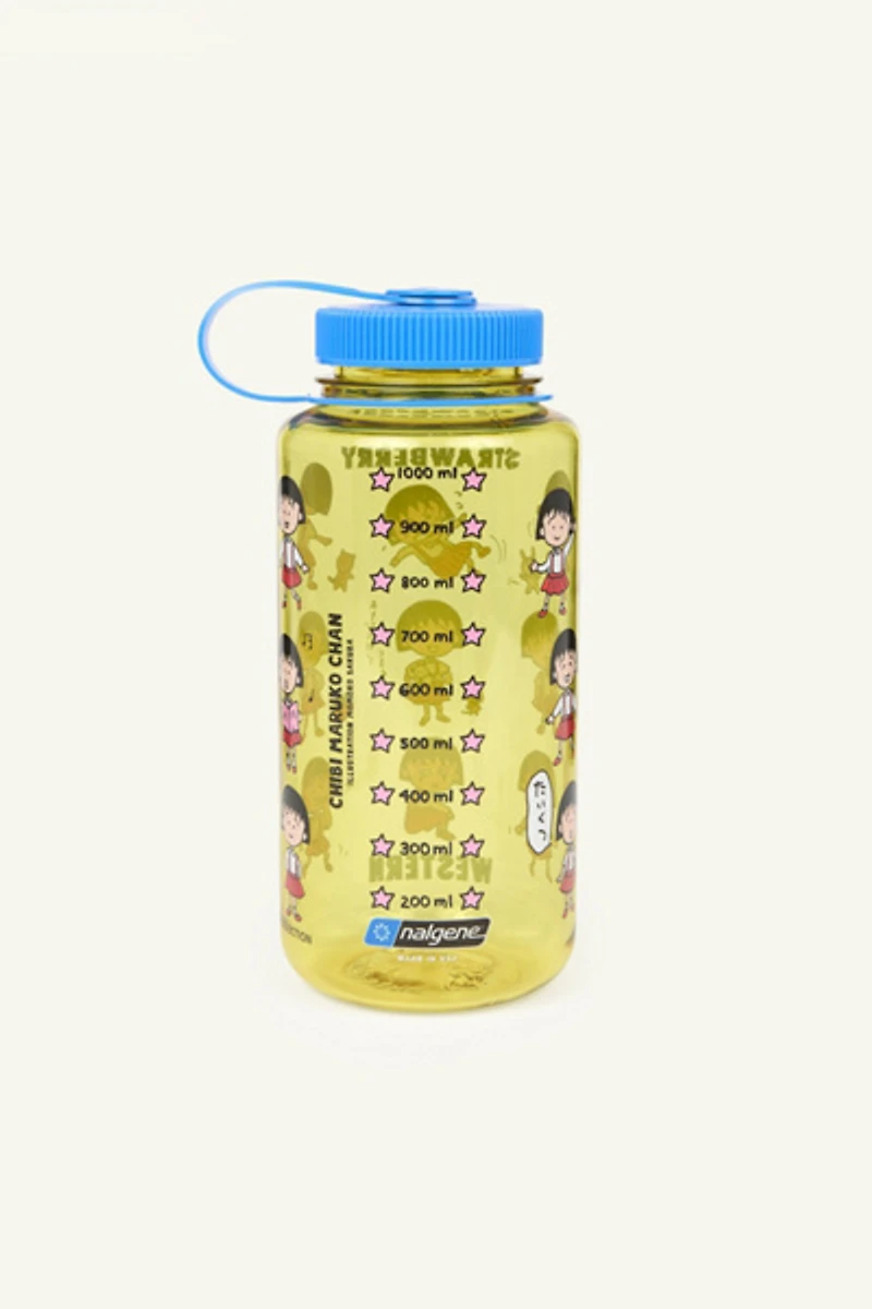 Strawberry Western Chibi Maruko Chan Tanoshii Nalgene Bottle (32oz)